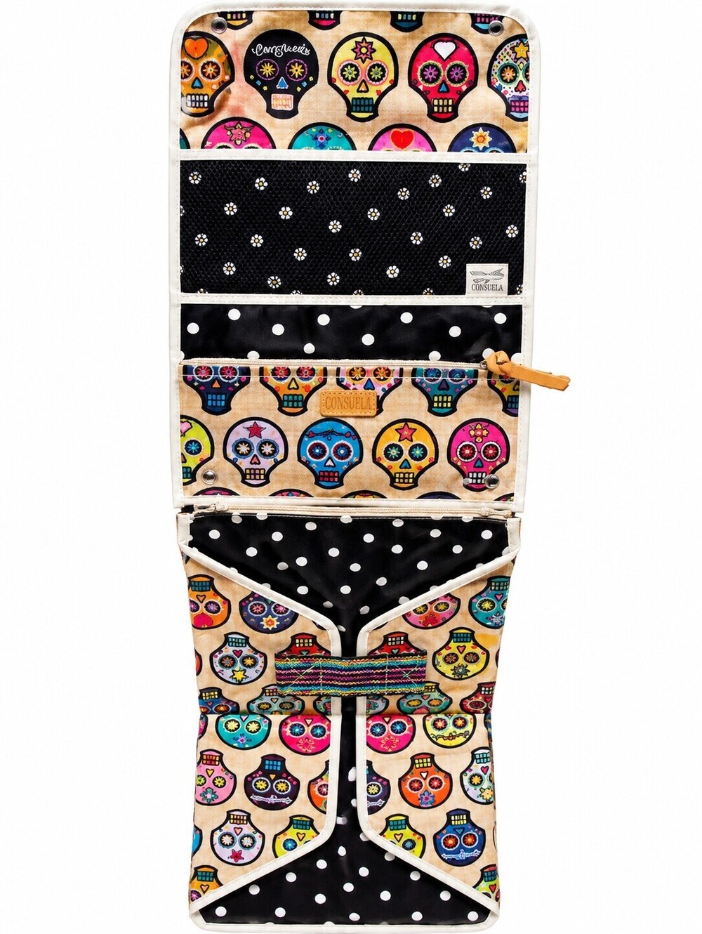 Consuela Sugar Skulls Legacy Tote Baby Insert with Changing Mat